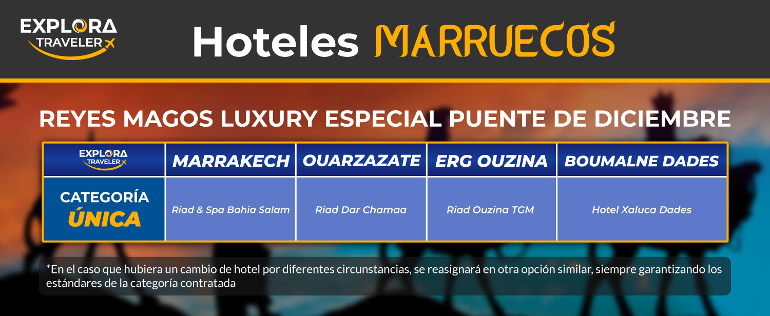 Categorías REYES MAGOS LUXURY ESPECIAL PUENTE DE DICIEMBRE