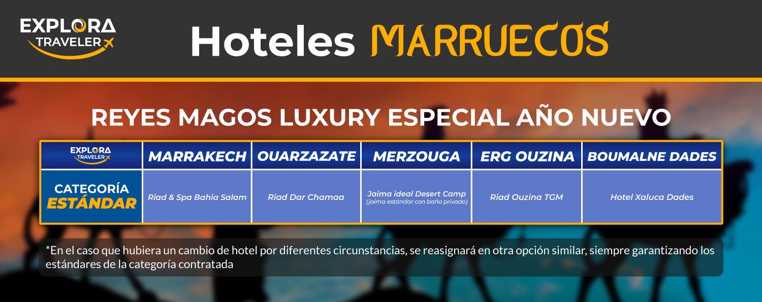 Categorías REYES MAGOS LUXURY ESPECIAL PUENTE DE AÑO NUEVO