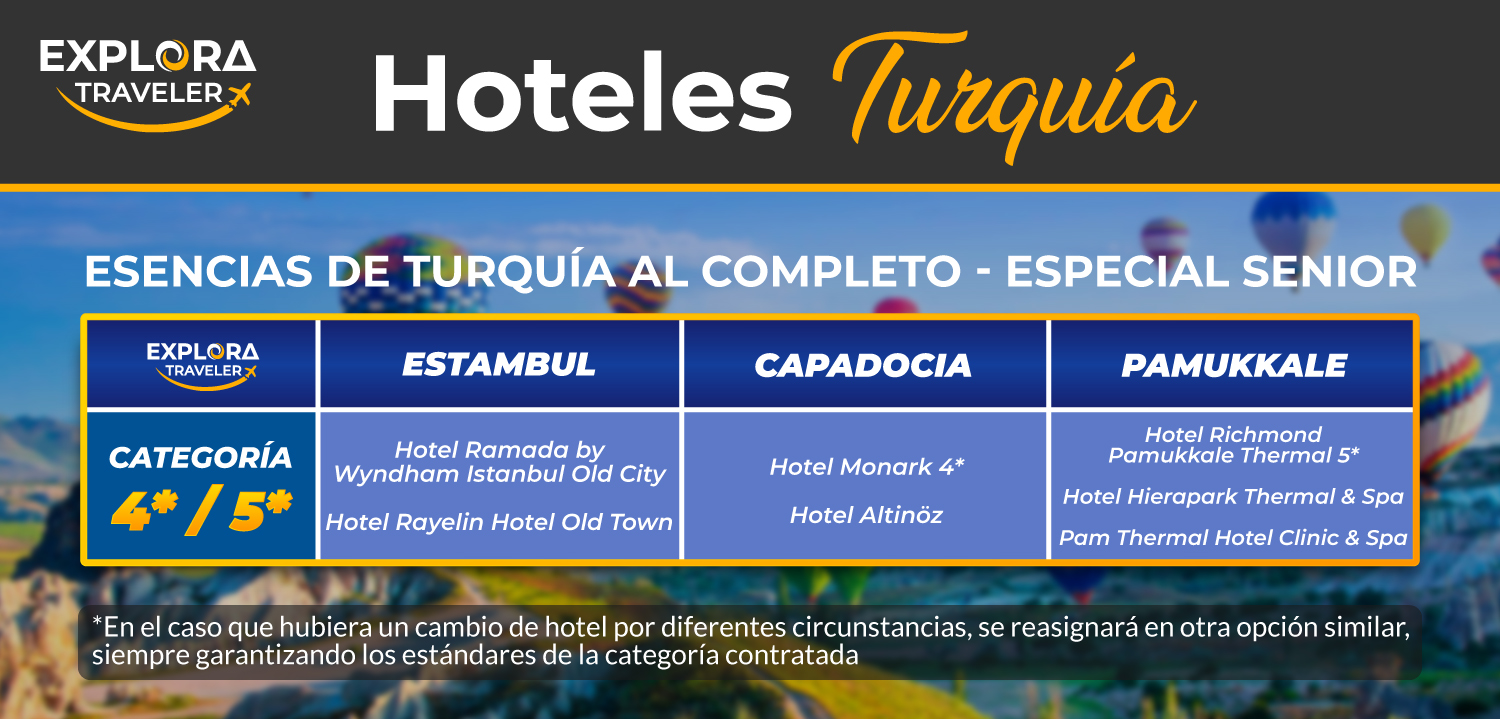 Categorías ESENCIAS DE TURQUÍA AL COMPLETO - ESPECIAL SENIOR