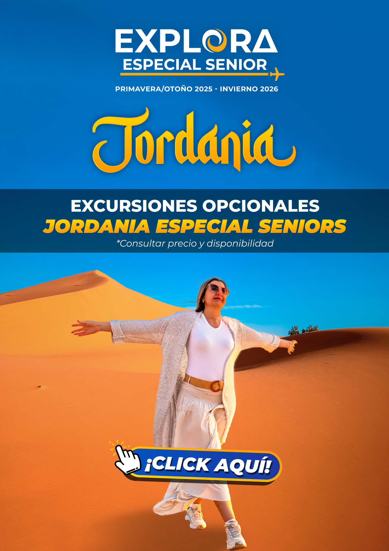 Visitas Opcionales Jordania SENIORs