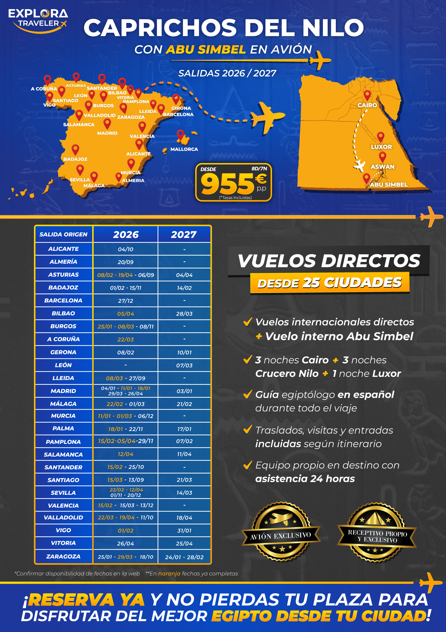 Caprichos desde 25 ciudades 2026 - GENÉRICO
