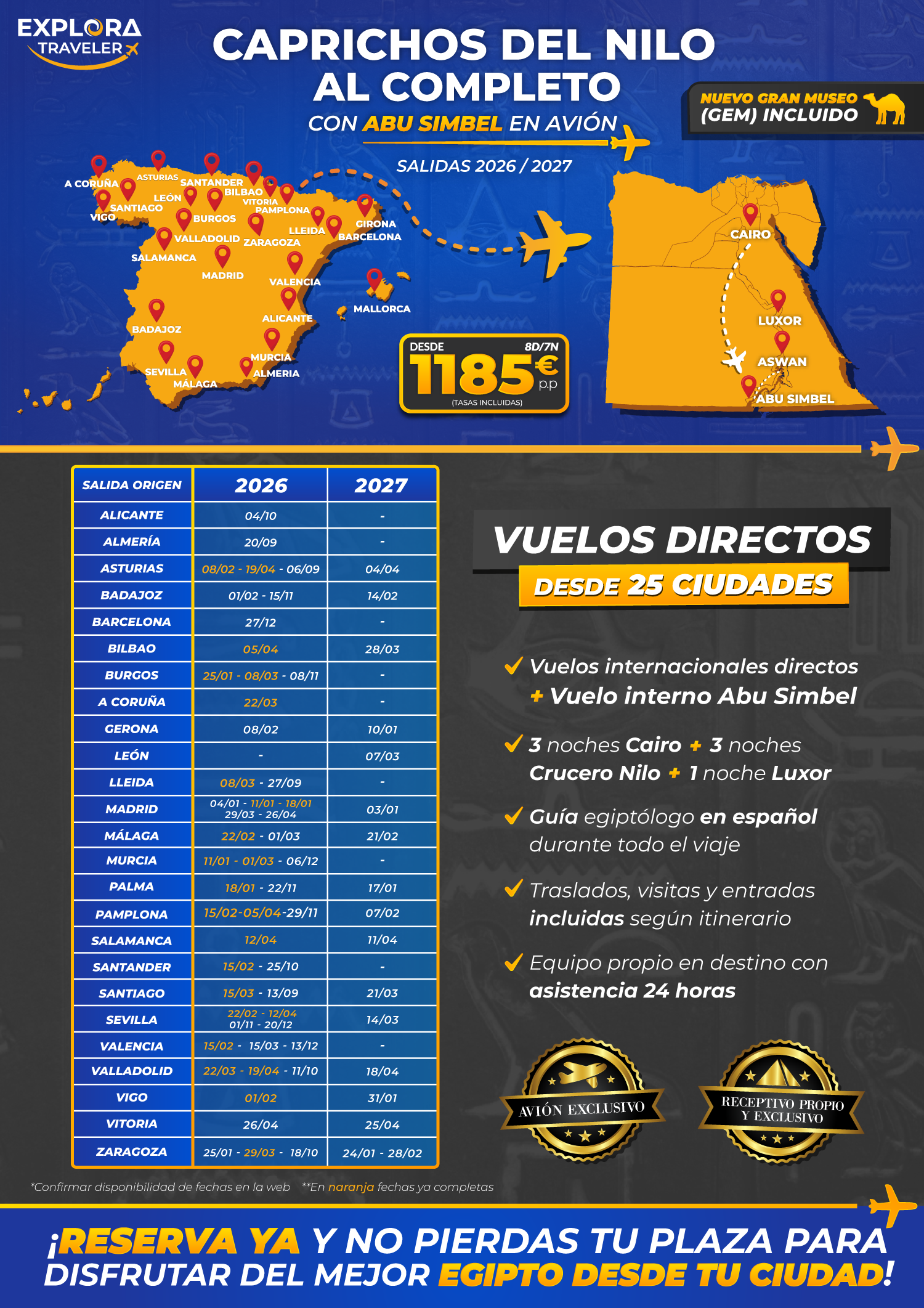Caprichos al Completo desde 25 ciudades 2026 - GENÉRICO