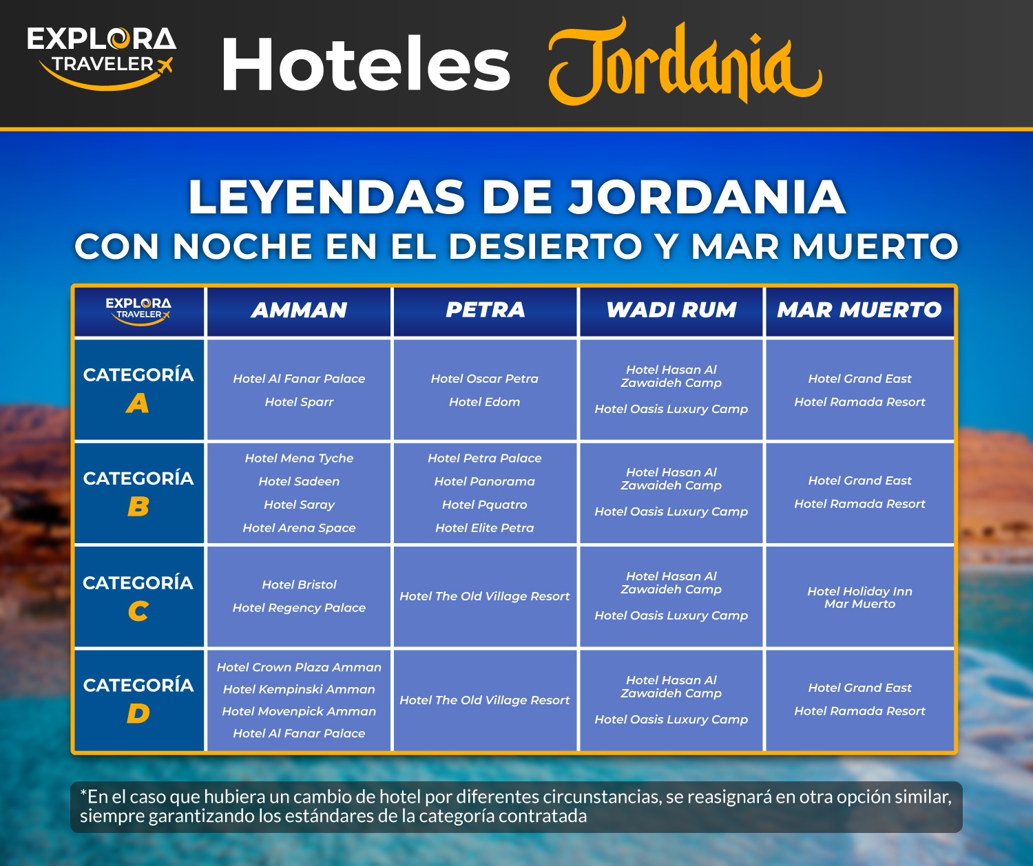 EGORIAS LEYENDAS DE JORDANIA CON NOCHE EN EL DESIERTO Y MAR ROJO