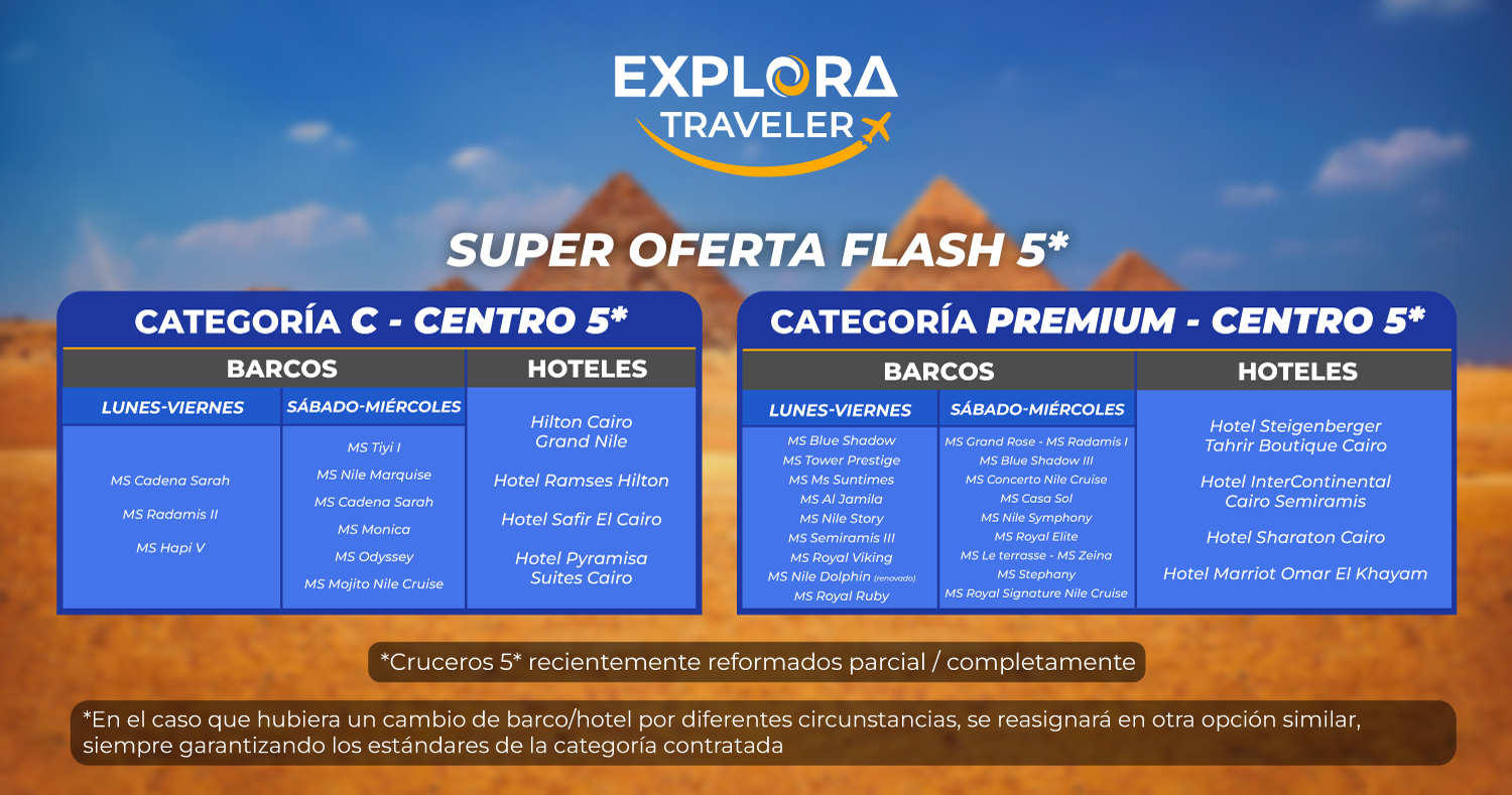 CATEGORIAS LEYENDAS DEL NILO - SUPER OFERTA FLASH 5 (26-11-2025)