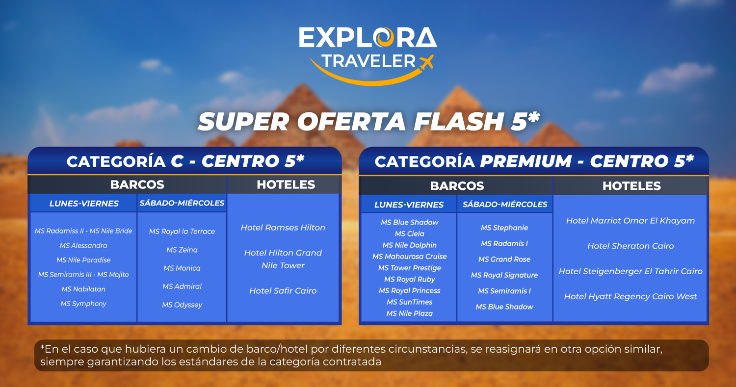 CATEGORIAS EGIPTO - SUPER OFERTA FLASH 5