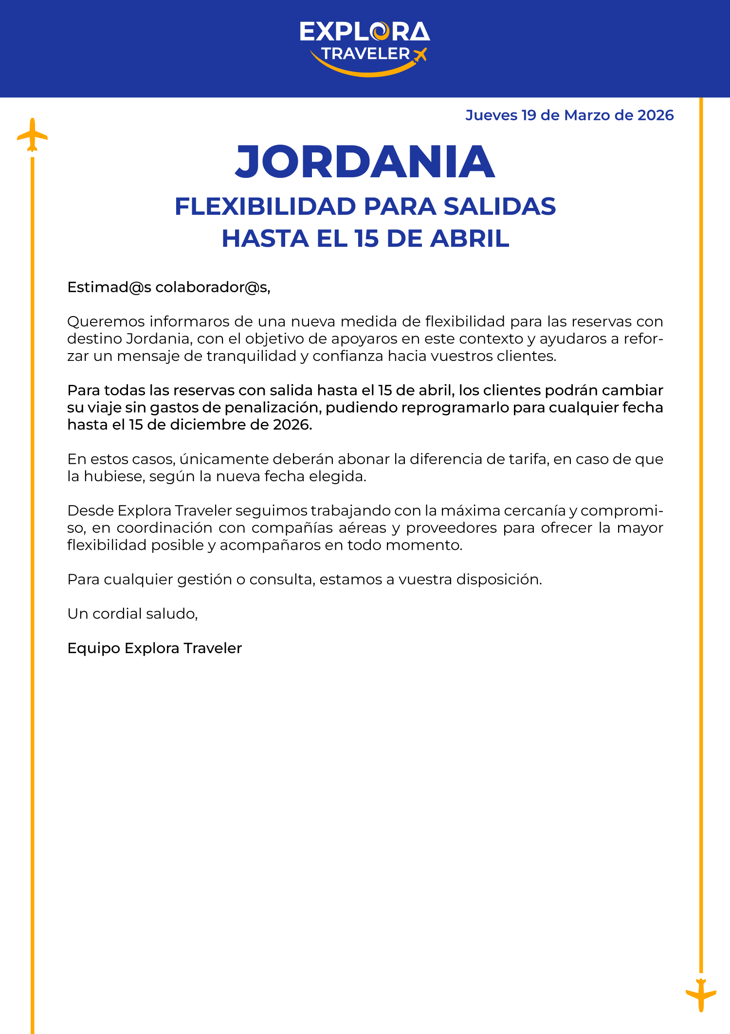 NUEVAS MEDIDAS JORDANIA