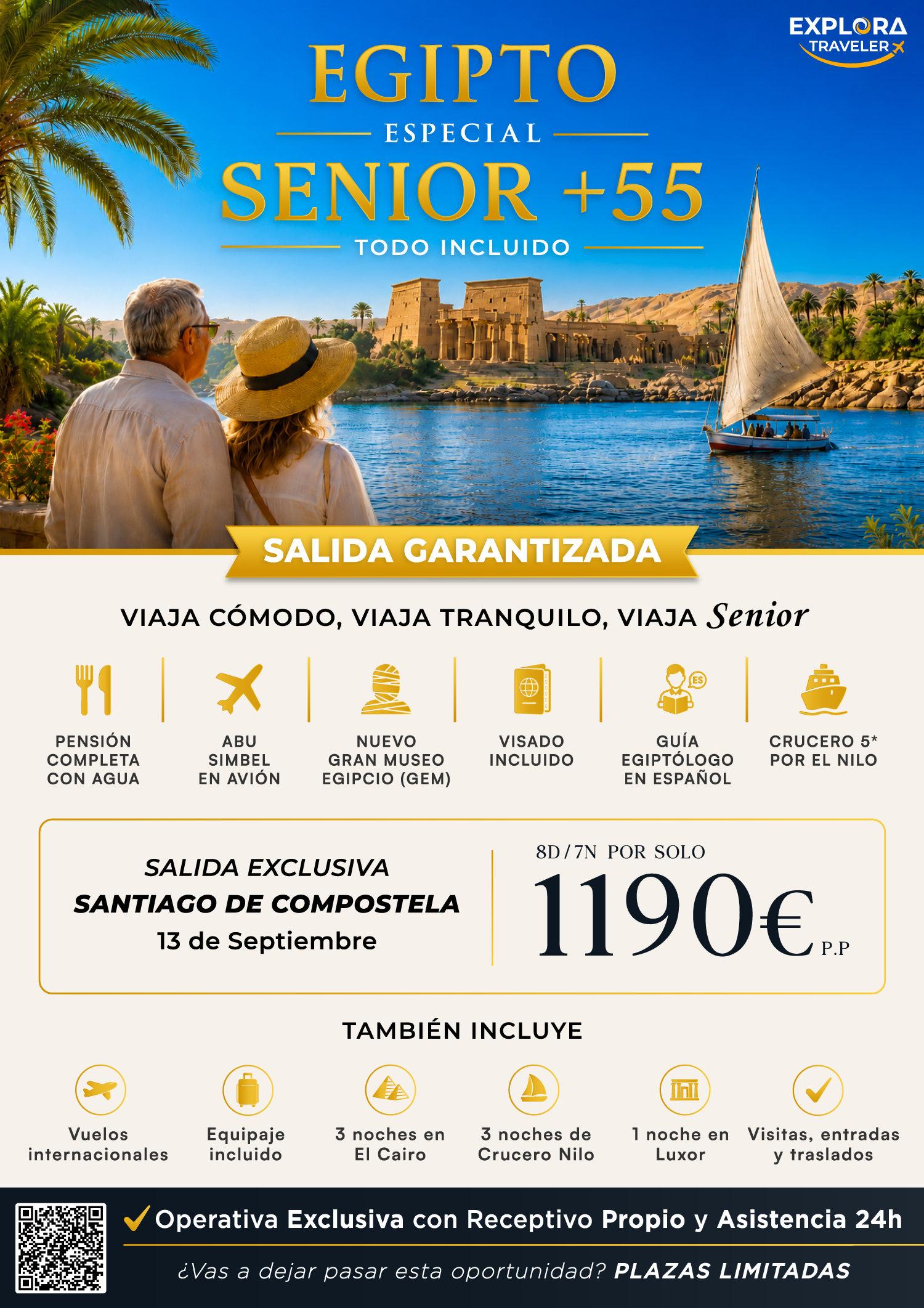 CATEGORÍAS ESPECIAL SENIOR - CAPRICHOS DEL NILO TODO INCLUIDO - SANTIAGO