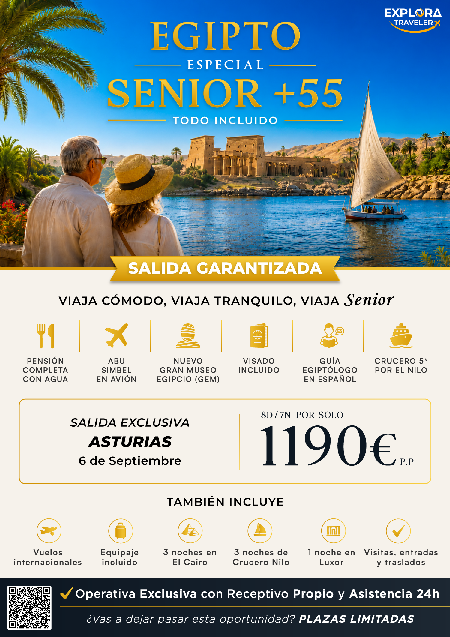 CATEGORÍAS ESPECIAL SENIOR - CAPRICHOS DEL NILO TODO INCLUIDO - ASTURIAS