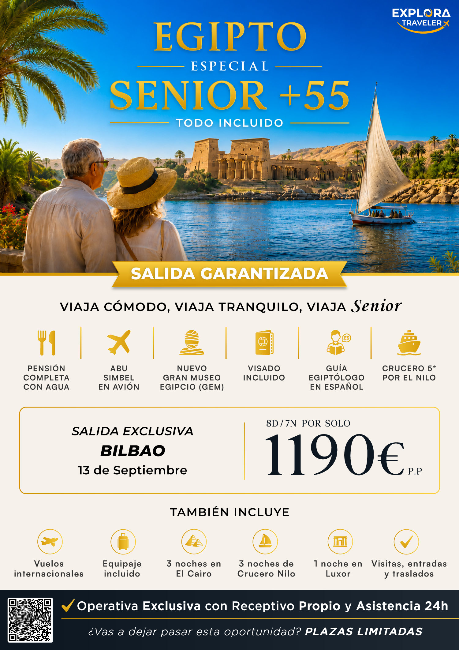 CATEGORÍAS ESPECIAL SENIOR - CAPRICHOS DEL NILO TODO INCLUIDO - BILBAO
