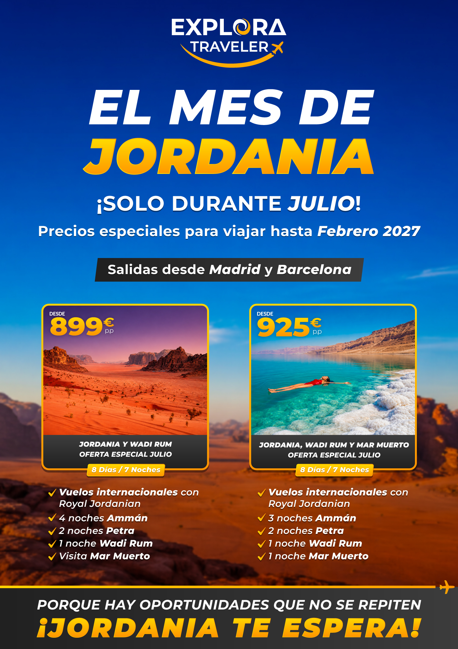 Flyer El Mes de Jordania