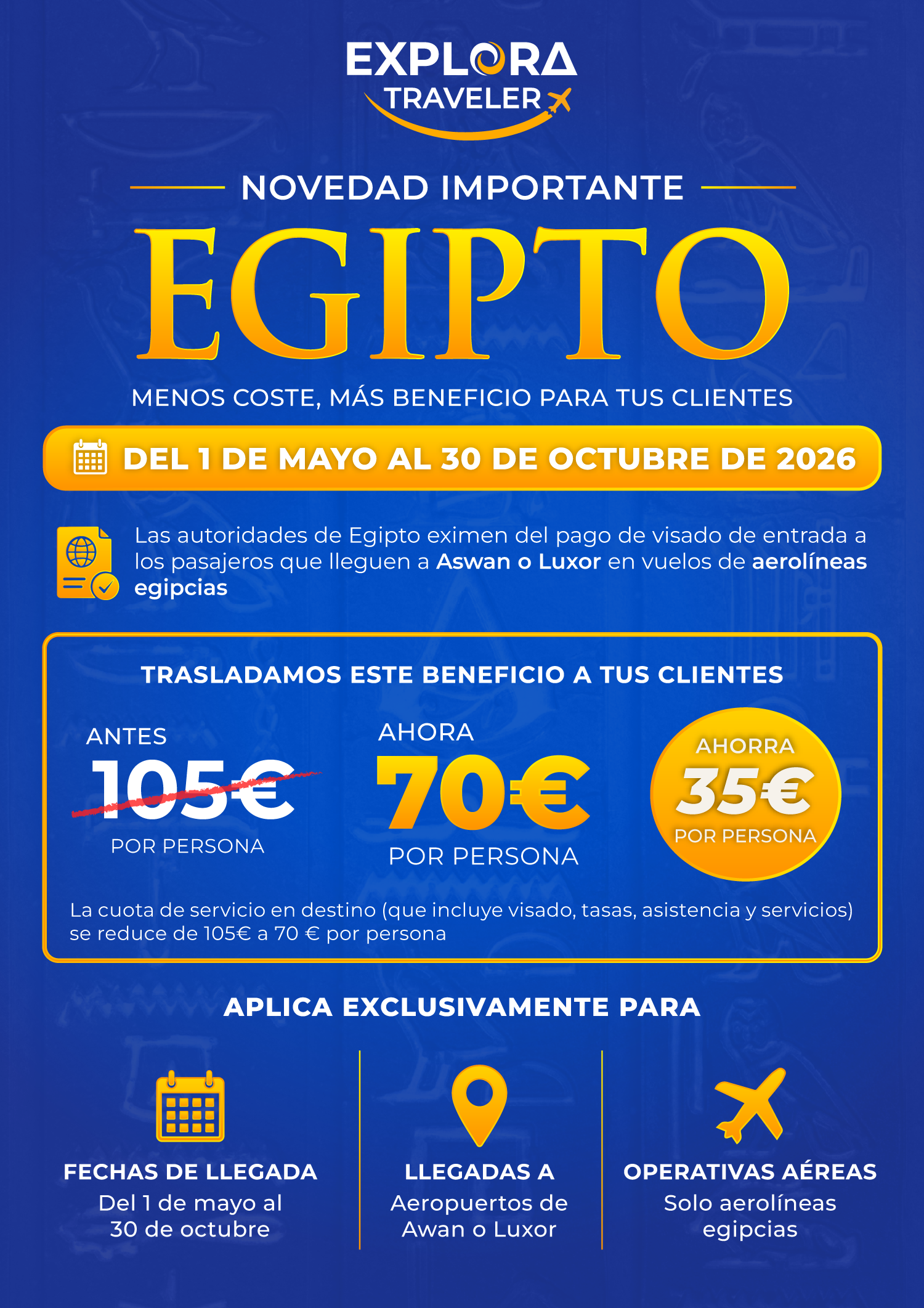 Visado Egipto