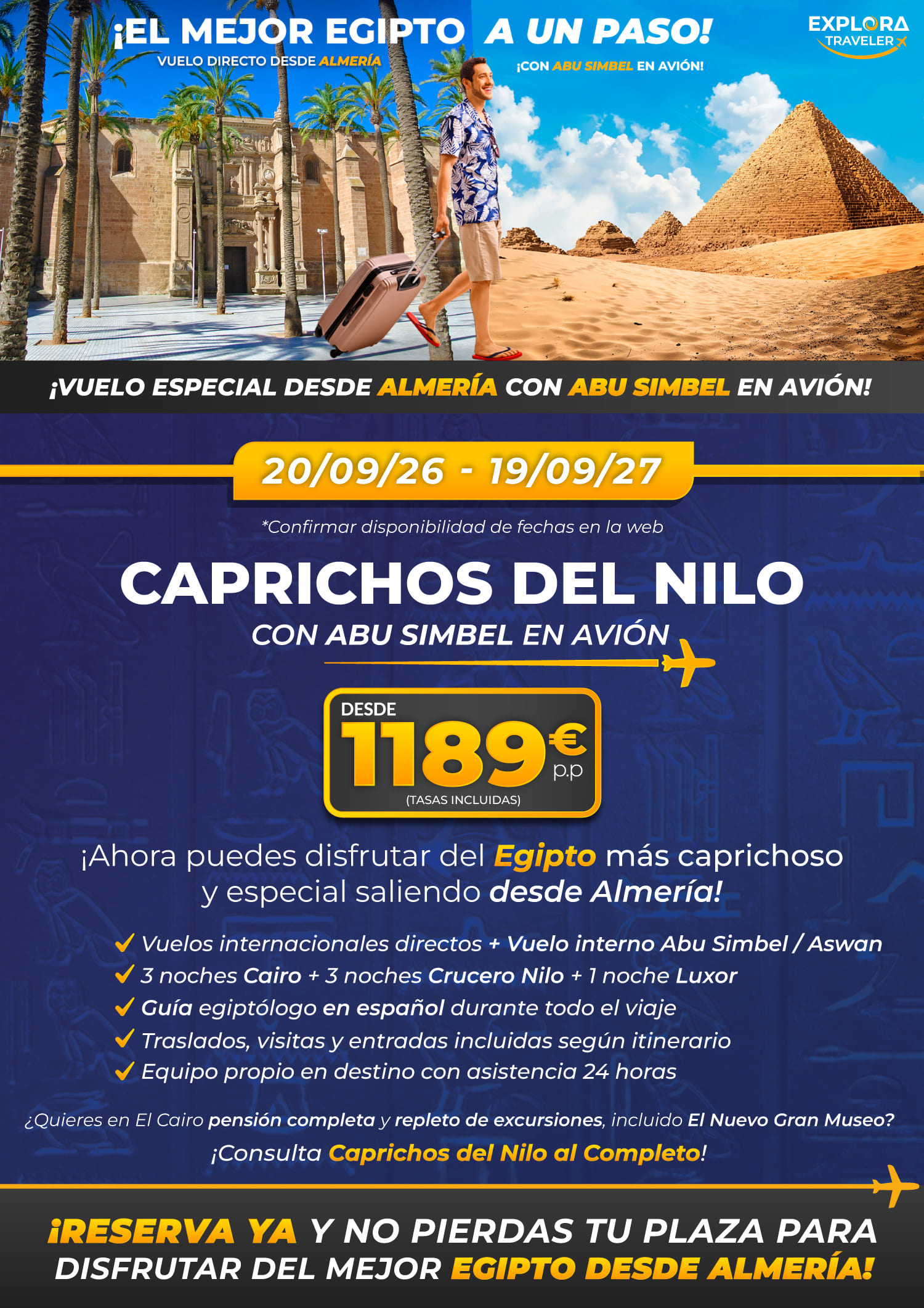 Caprichos del Nilo desde Almería
