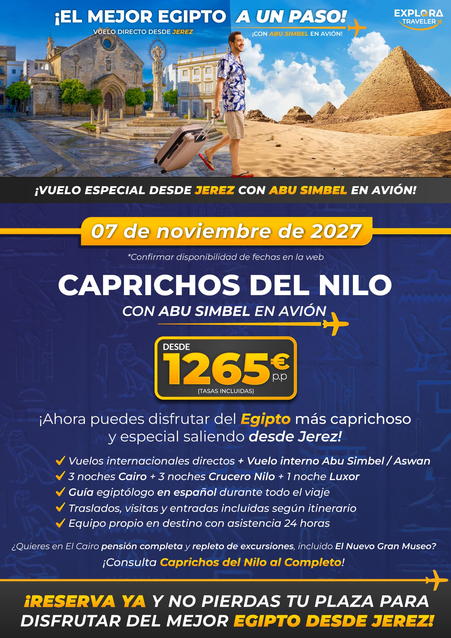 Caprichos del Nilo desde Jerez