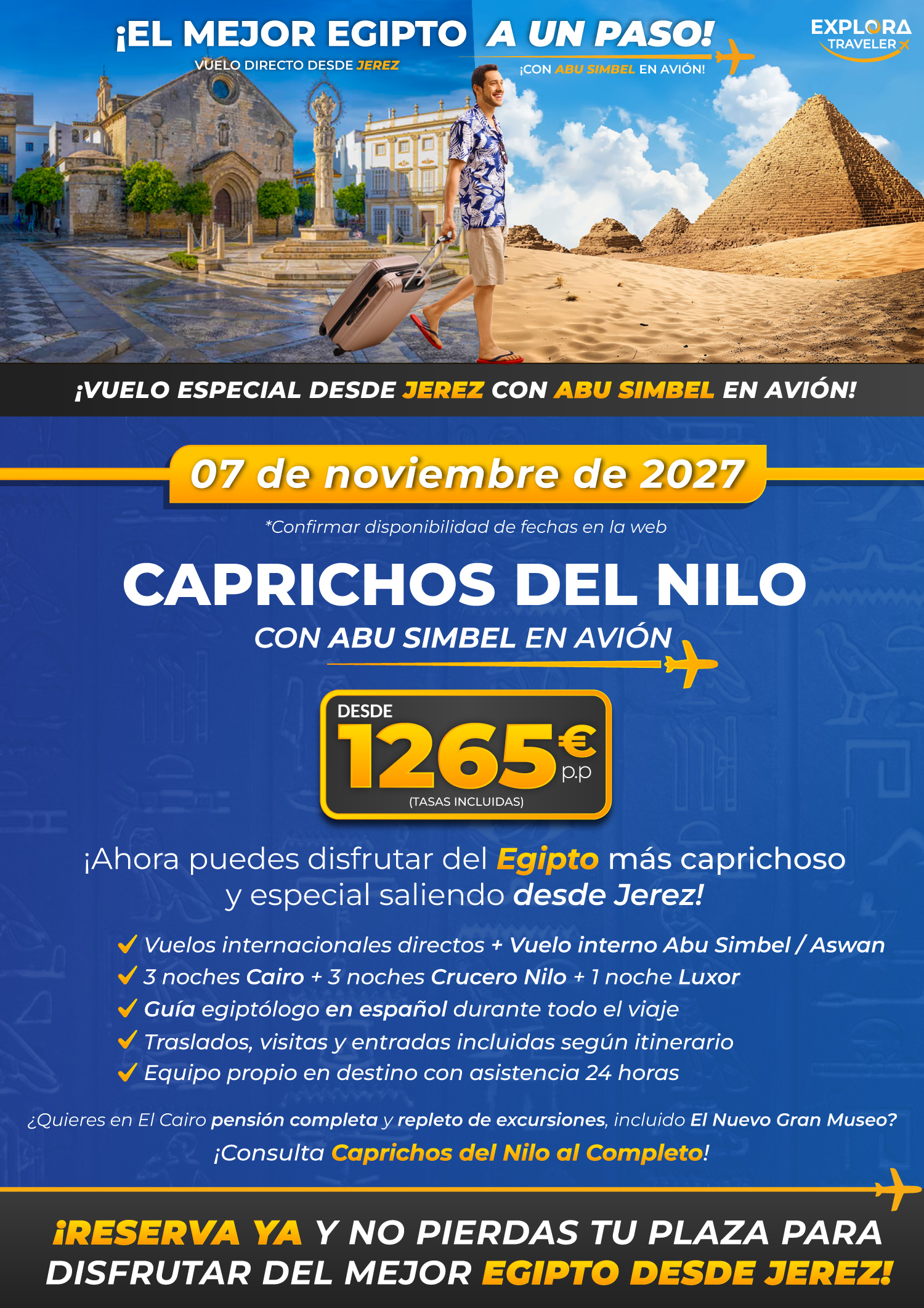 Caprichos del Nilo desde Jerez
